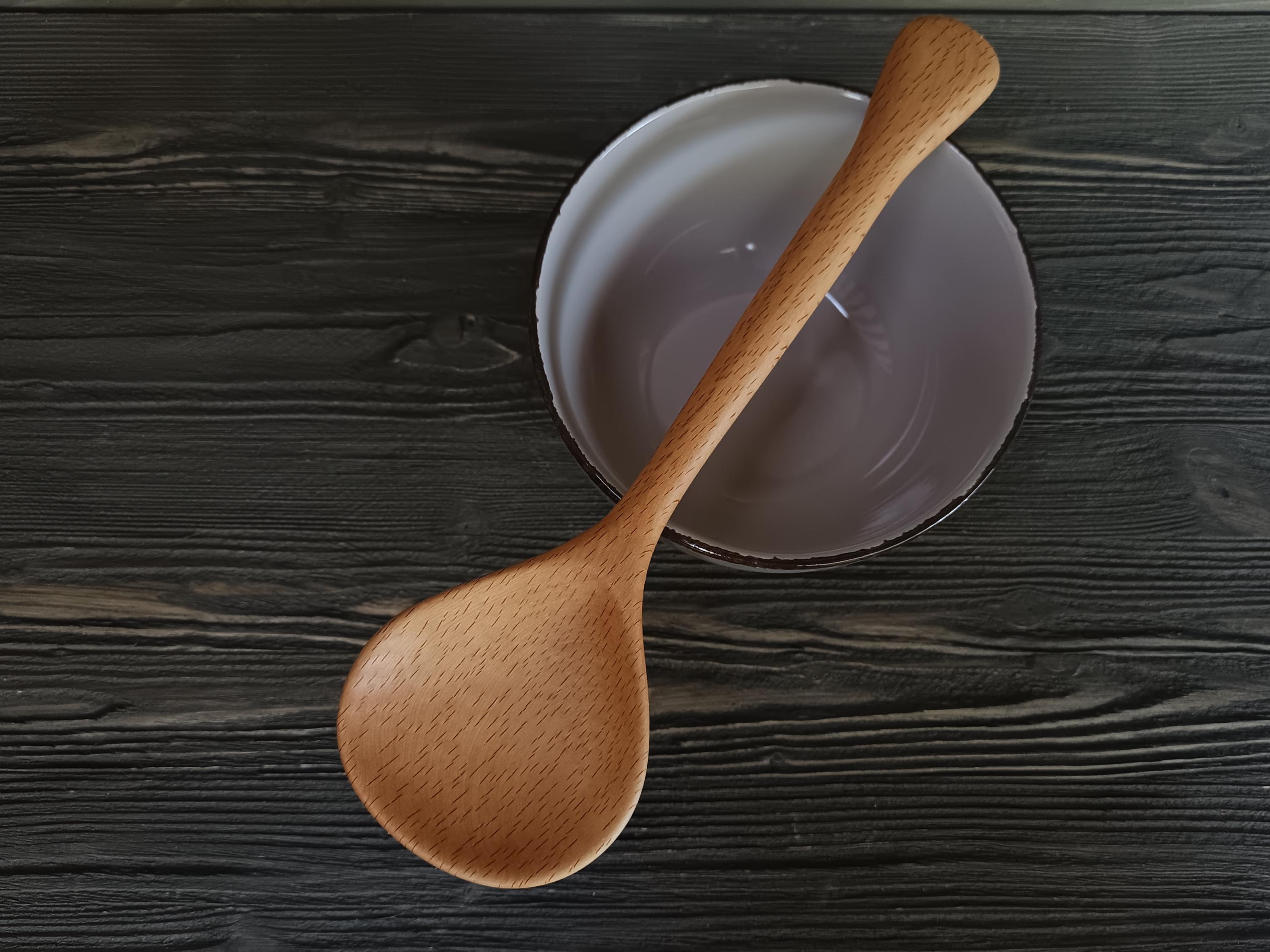 Basic Wooden Cooking Spoon – Handcrafted Walnut Wood